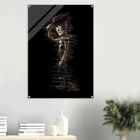 Abstract Woody 'Howdy' Acrylic Print – Dynamic, Whimsical, Modern Wall Art in Multiple Sizes - Vibrantwalls