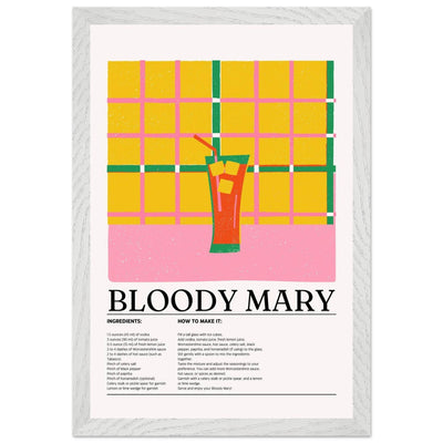Retro Bloody Mary Cocktail Recipe - Vibrantwalls