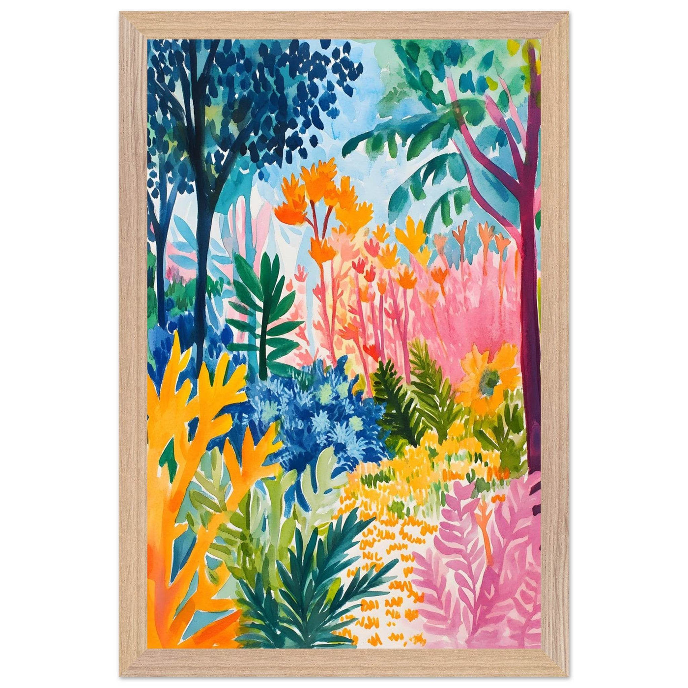 Vibrant Matisse Tropical Dreamscape - Vibrantwalls