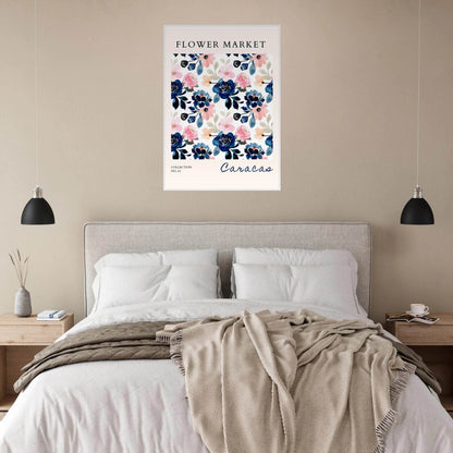 Flower Market Collection No. 63 Framed Poster – Vibrant Watercolor Botanicals | Ready-to-Hang Floral Art - Vibrantwalls