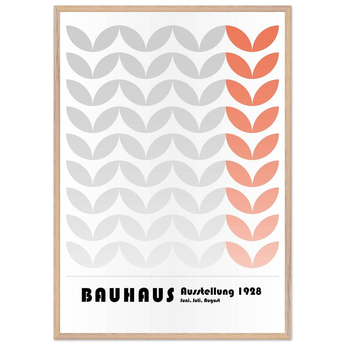 Bauhaus-Style Organic Leaves - Vibrantwalls