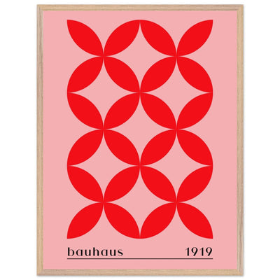 Bauhaus Minimalist Bold Red Geometric Design - Vibrantwalls