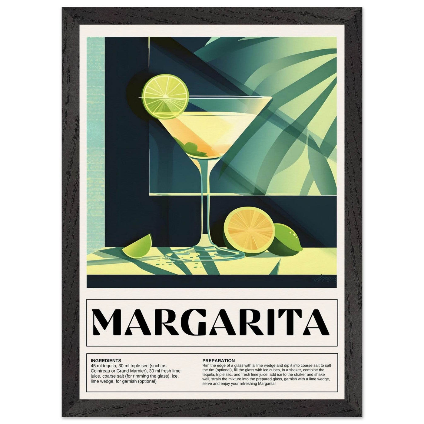 Margarita Cocktail - Vibrantwalls