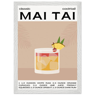 Mai Tai Cocktail - Vibrantwalls