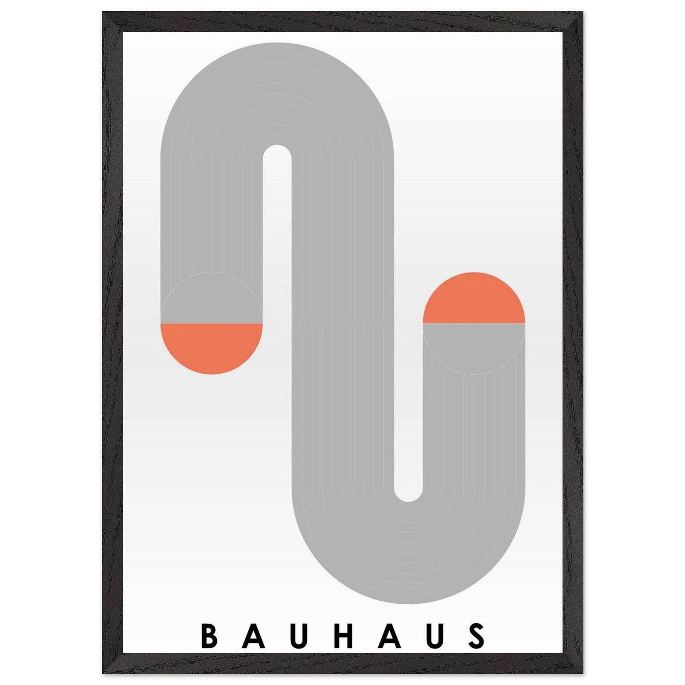 Bauhaus-Style The Blue Tunnel - Vibrantwalls