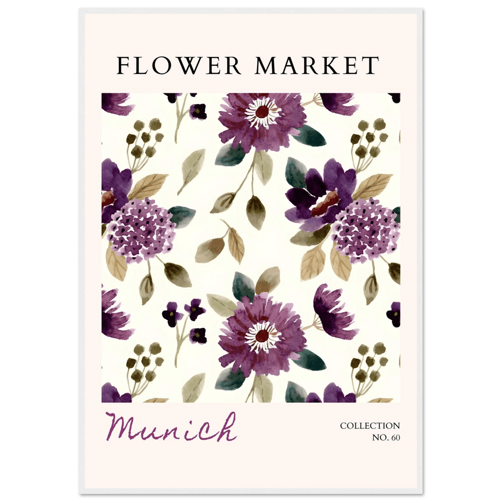 Munich Flower Market Wall Art - Vibrantwalls