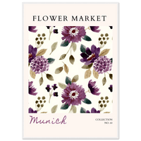 Munich Flower Market Wall Art - Vibrantwalls