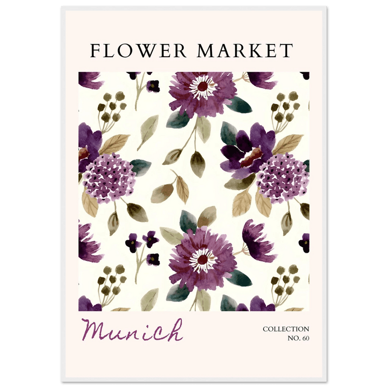 Munich Flower Market Wall Art - Vibrantwalls