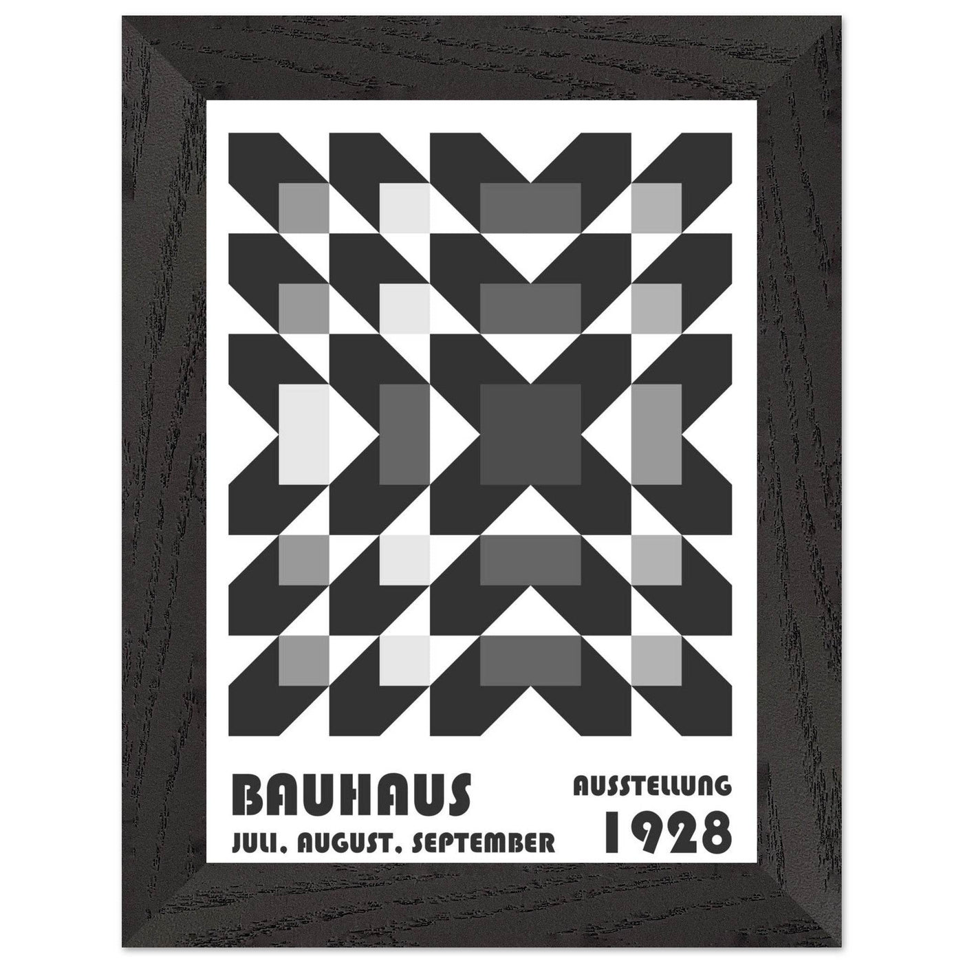 Bauhaus-Style Geometric Grid - Vibrantwalls