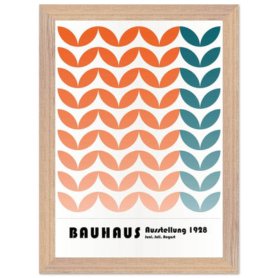 Bauhaus-Style The Blue Waves - Vibrantwalls