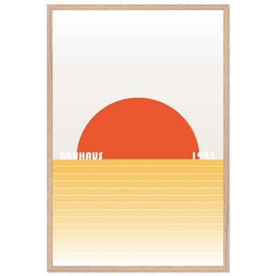 Bauhaus Sunset Abstraction - Vibrantwalls