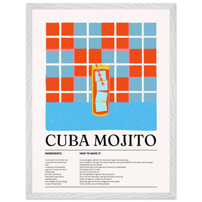 Cuba Mojito Cocktail Recipe - Vibrantwalls