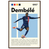 Ousmane Dembélé Wall Art - Vibrantwalls