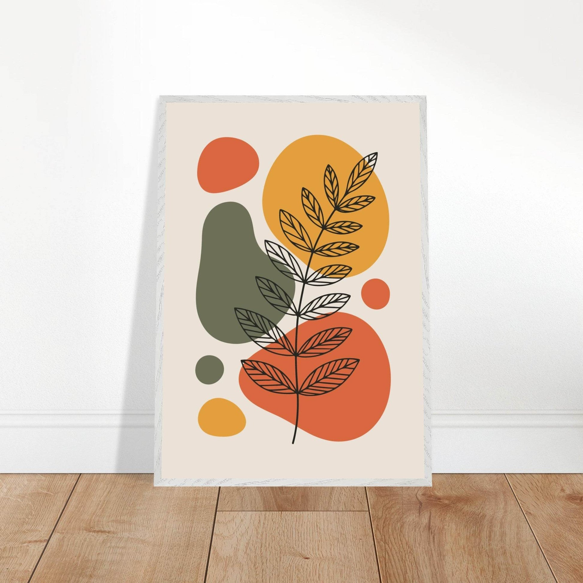 Botanical Nature Journey Abstract Wall Art - Vibrantwalls