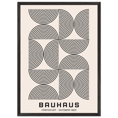 Bauhaus Black & Beige - Vibrantwalls
