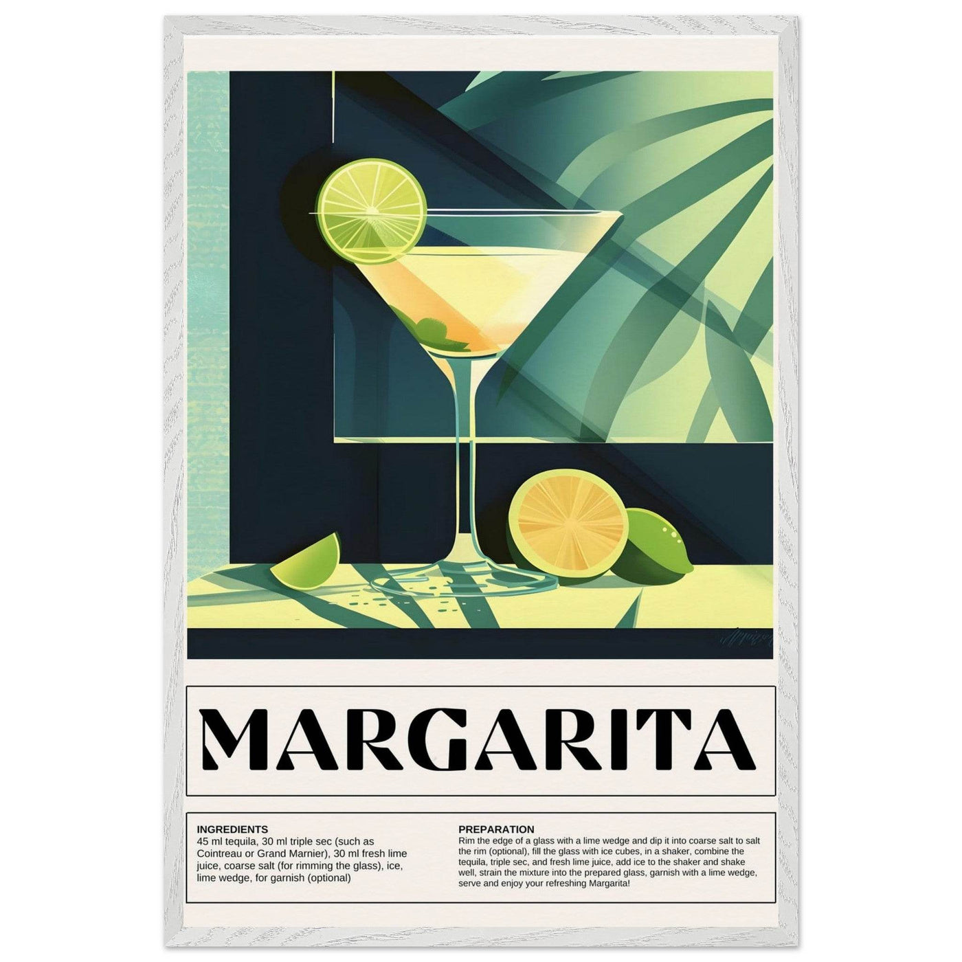 Margarita Cocktail - Vibrantwalls