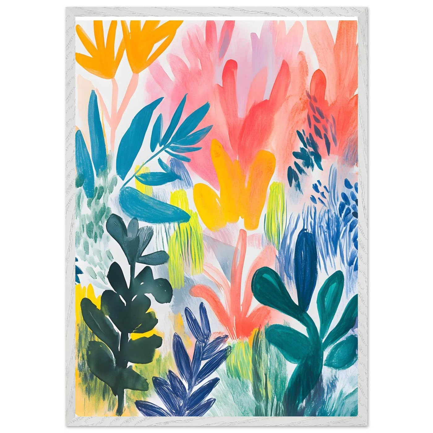 Abstract Floral Henri Matisse Botanical - Vibrantwalls