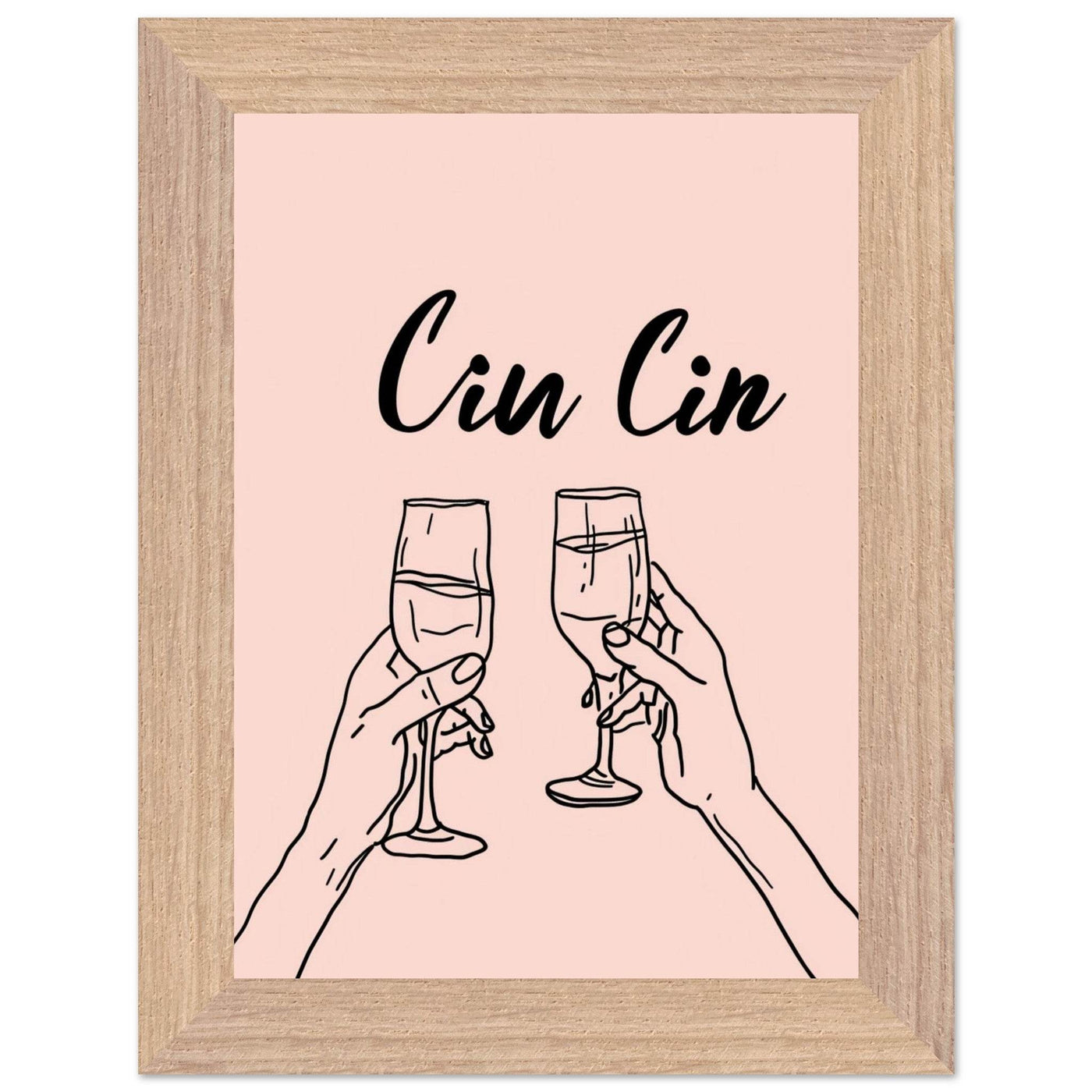 Cin Cin Toast Art Print - Vibrantwalls