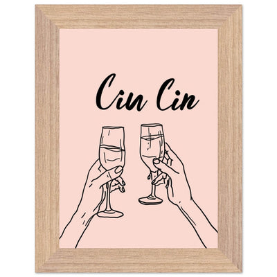 Cin Cin Toast Art Print - Vibrantwalls