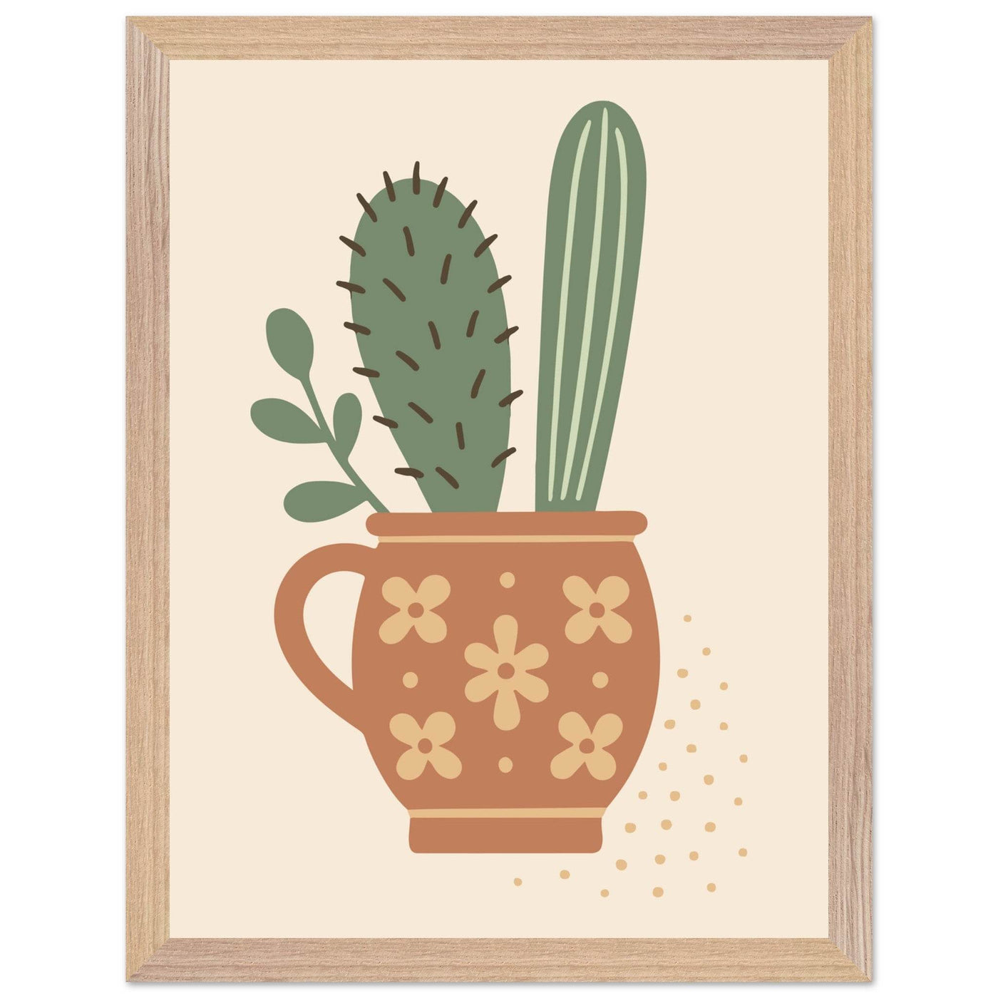 Cactus Bouquet - Vibrantwalls