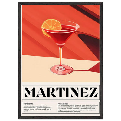 Martinez Cocktail - Vibrantwalls