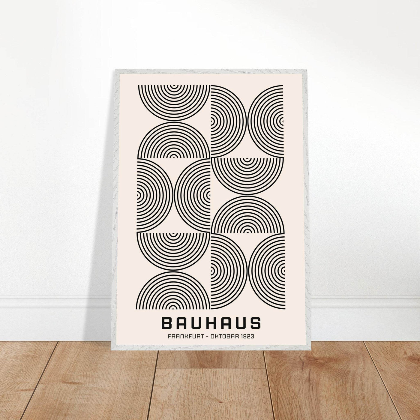 Bauhaus Black & Beige - Vibrantwalls