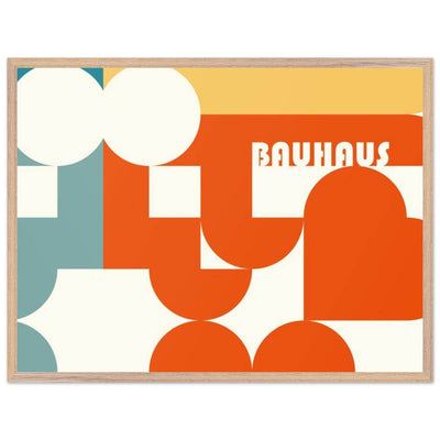 Bauhaus-Style Abstract Geometric Art - Vibrantwalls