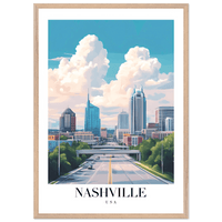 Nashville USA Wall Art - Vibrantwalls
