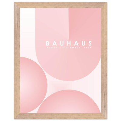 Bauhaus Soft Pink Geometric Design for Contemporary Spaces - Vibrantwalls