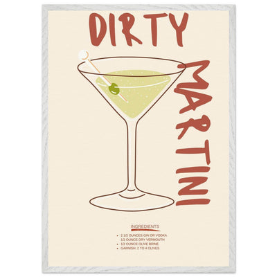 Dirty Martini Cocktail - Vibrantwalls