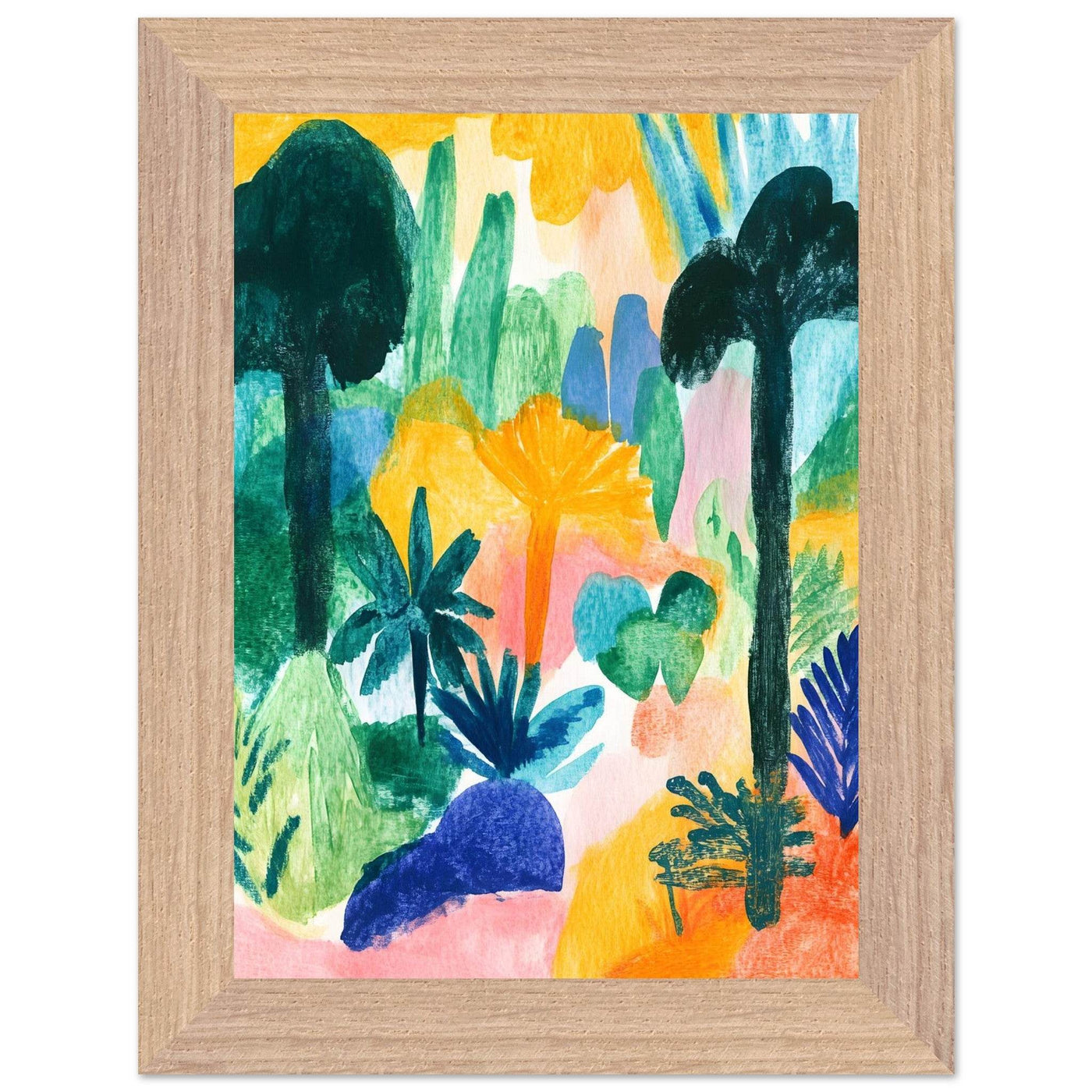 Abstract Tropical - Vibrantwalls