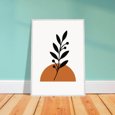 Minimalist Botanical Sunset - Vibrantwalls