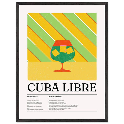 Cuba Libre Cocktail Recipe - Vibrantwalls