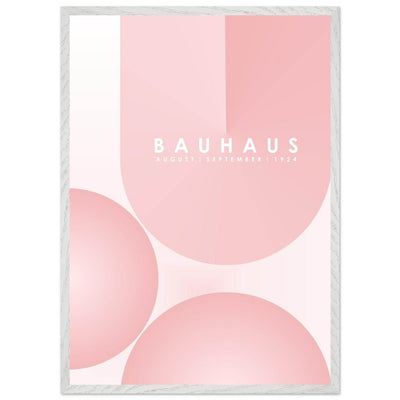 Bauhaus Soft Pink Geometric Design for Contemporary Spaces - Vibrantwalls