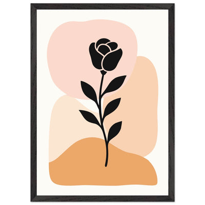 Abstract Floral Silhouette - Vibrantwalls