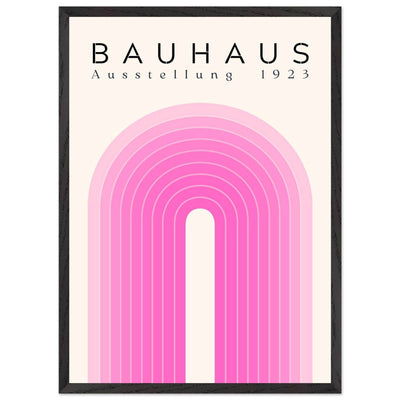 Bauhaus Pink Gradient Arch - Vibrantwalls