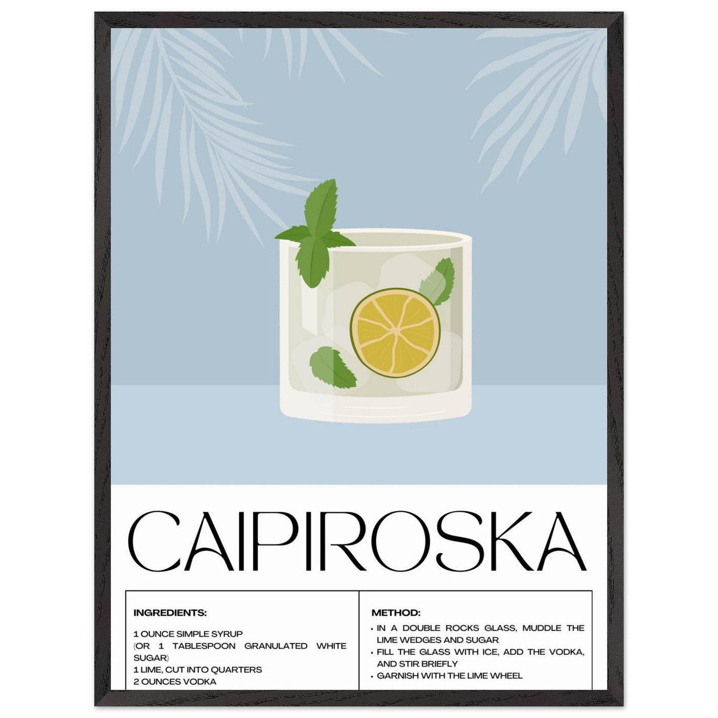 Caipiroska Cocktail Recipe - Vibrantwalls
