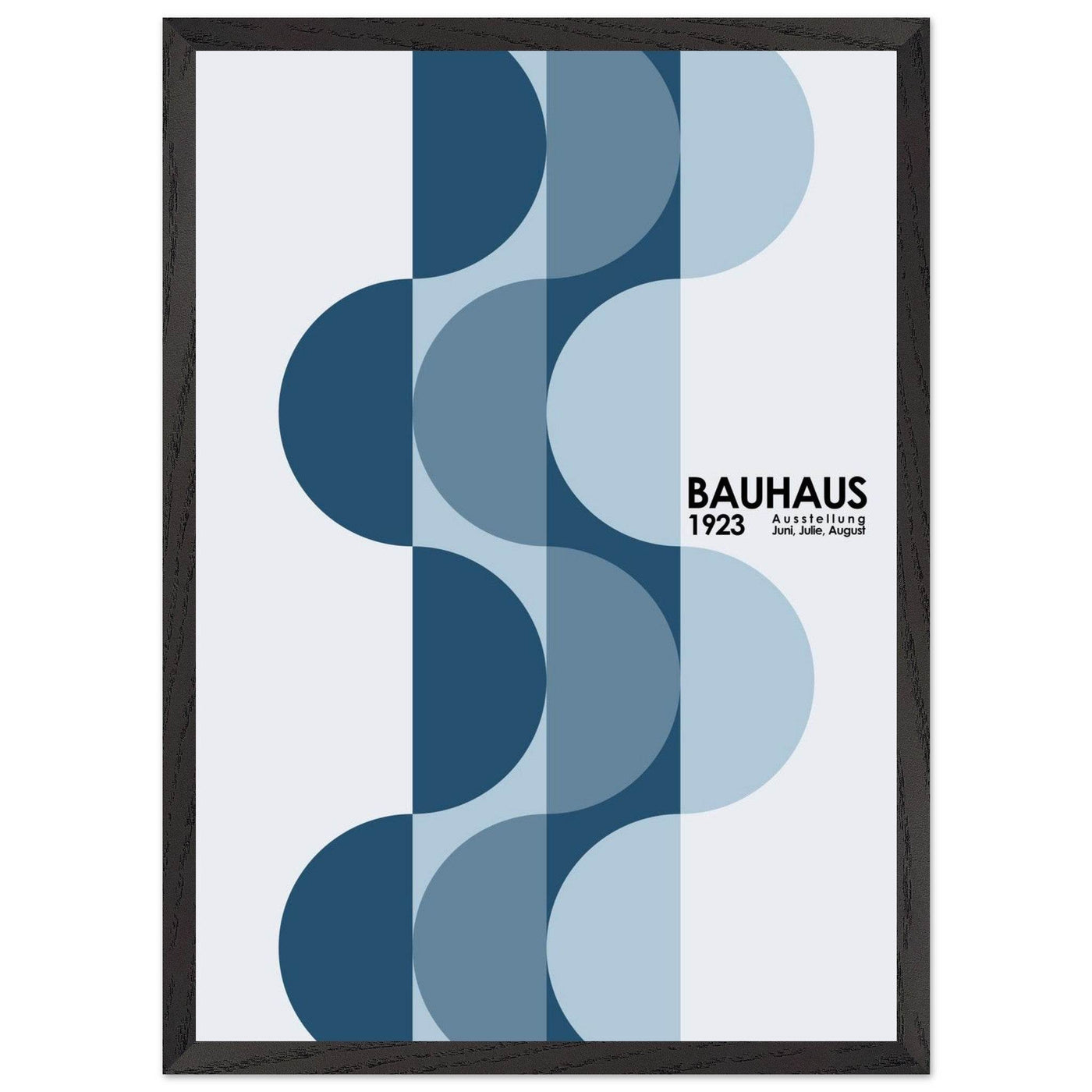Bauhaus-Style The Blue Design - Vibrantwalls