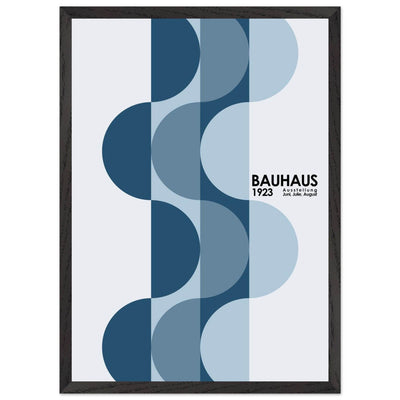 Bauhaus-Style The Blue Design - Vibrantwalls
