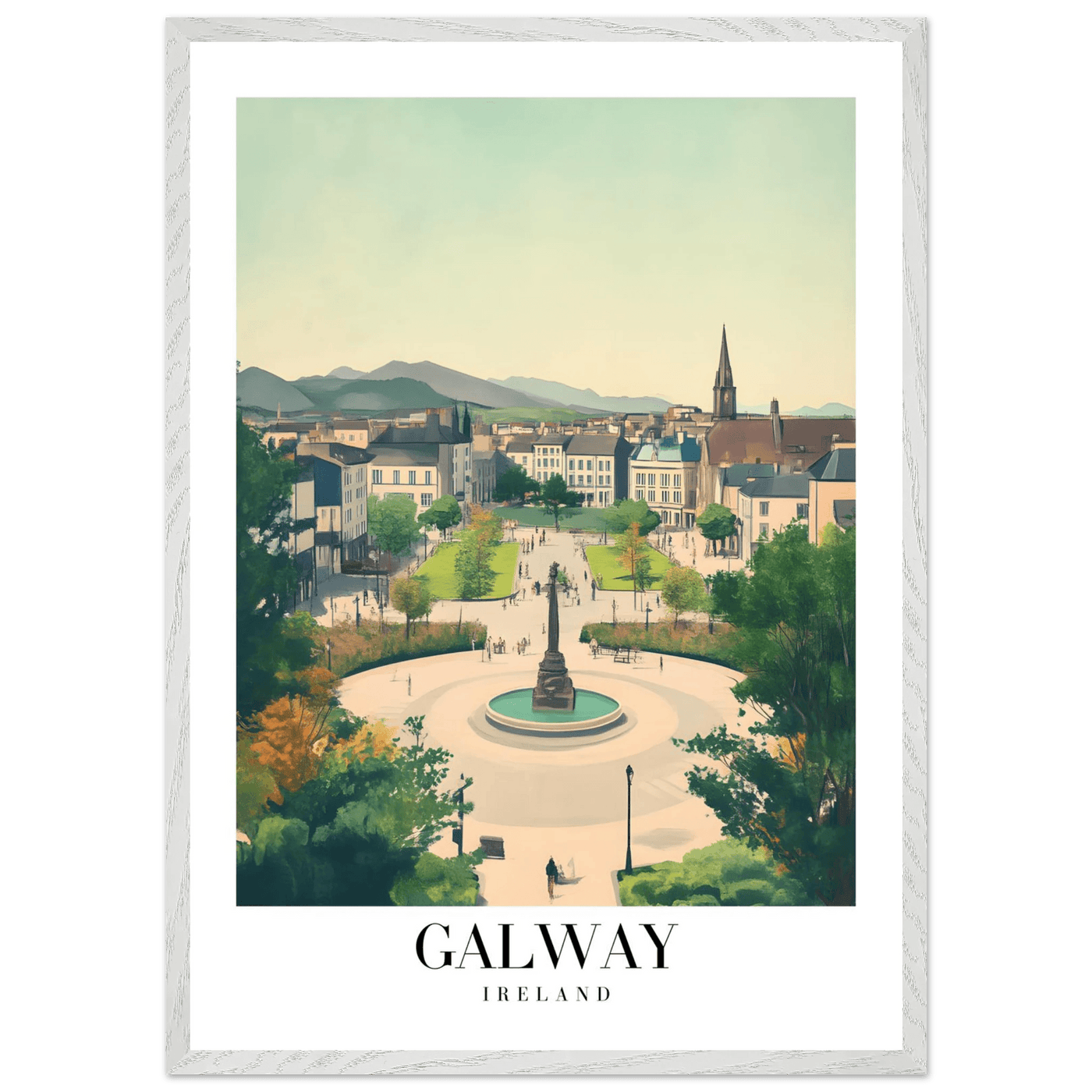Galway Ireland Framed Poster – Vintage Travel Wall Art with Rustic Charm & Your Choice of Frame - Vibrantwalls