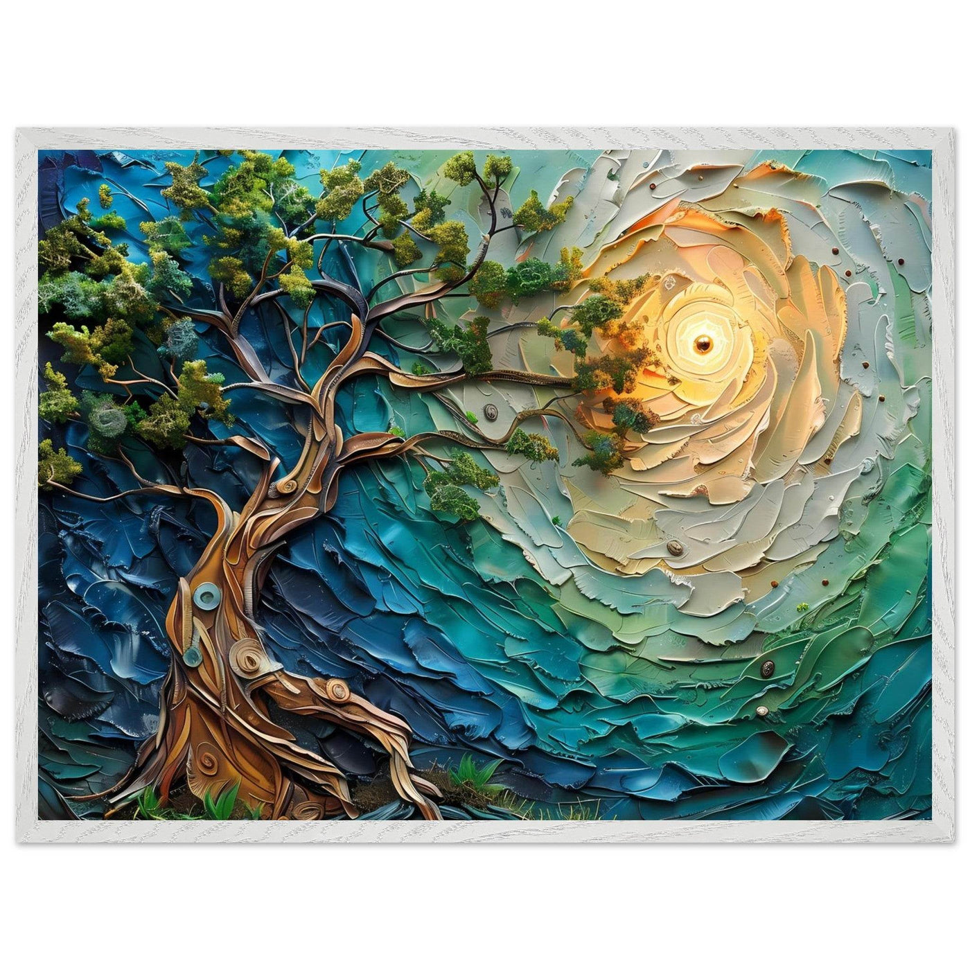 Textured Tree of Life - Vibrantwalls