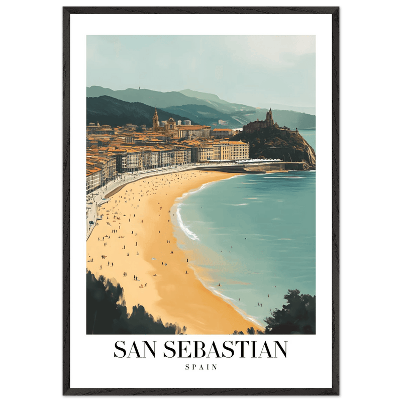 San Sebastian Spain Wall Art - Vibrantwalls