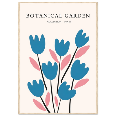Abstract Botanical Garden Framed Poster – Modern Floral Art Print | Ready-to-Hang in Various Sizes & Frames - Vibrantwalls