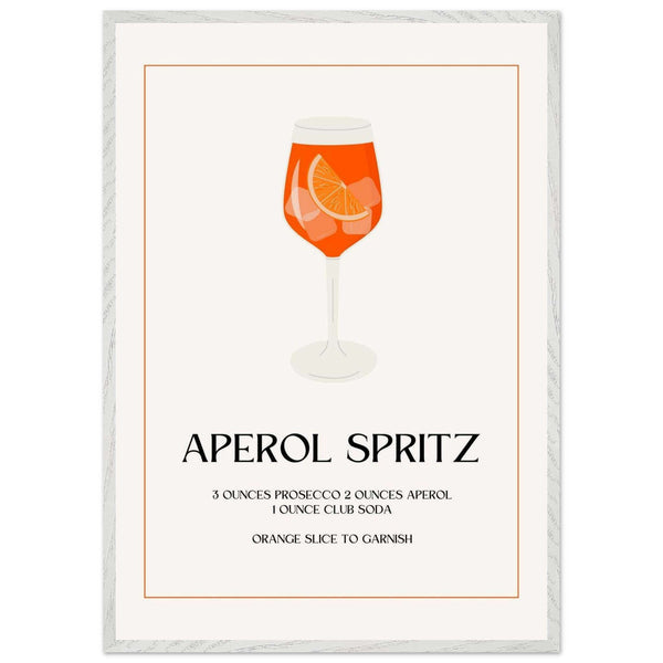 Aperol Spritz Recipes Wall Art - Vibrantwalls
