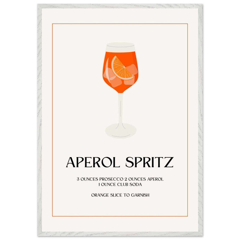 Aperol Spritz Recipes Wall Art - Vibrantwalls