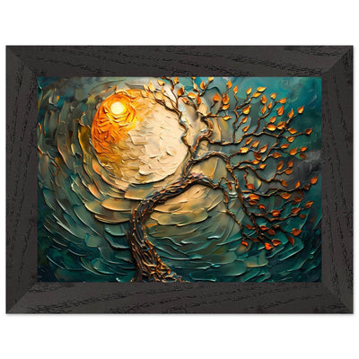Golden Sunset Emerald Tree of Life Jewelry - Vibrantwalls