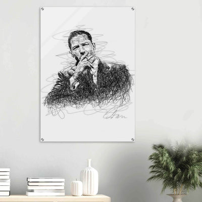 Connor McGregor Wall Art - Abstract Acrylic Print for Ultimate Fighting Fans - Vibrantwalls