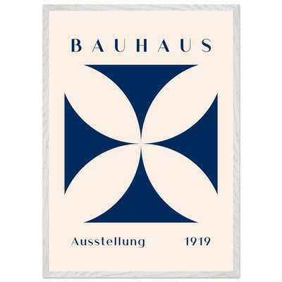 Bauhaus Exhibition 1919 - Navy Cream - Vibrantwalls