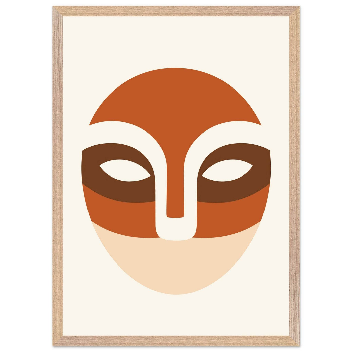 Abstract Desert Landscape Face - Vibrantwalls