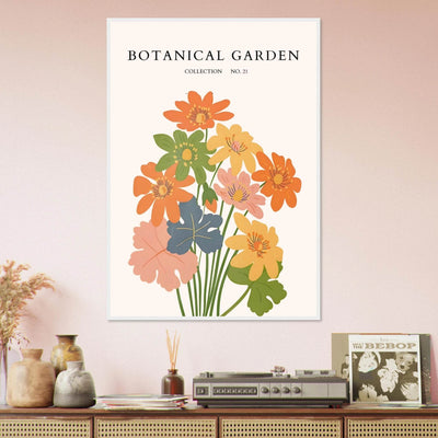 Botanical Garden Collection No. 21 Framed Poster – Vibrant Floral Art Print | Ready-to-Hang in Your Choice of Frame - Vibrantwalls